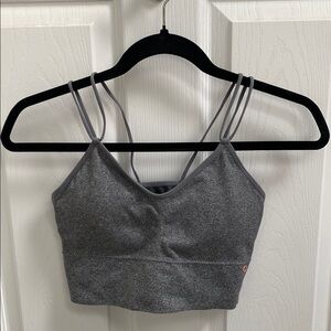 Danskin Gray Multi-Strap Sports Bra